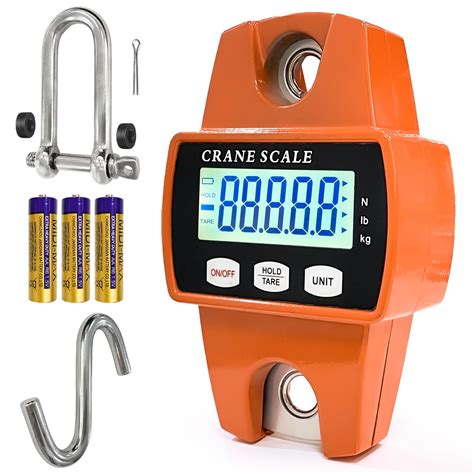 Amazon.com: Sutekus Digital Hanging Scale 660lb Portable Crane Scale ...