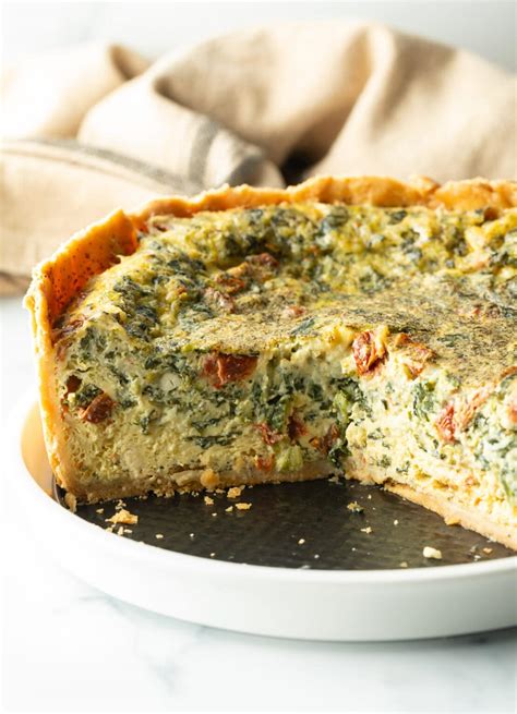 Deep Dish Vegetarian Quiche - A Spicy Perspective