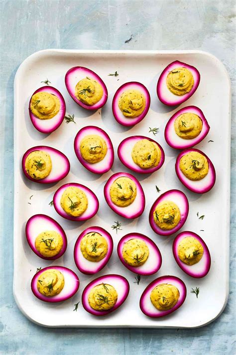 Beet Pickled Deviled Eggs