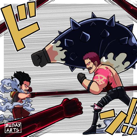 One Piece Luffy vs Katakuri Fanart