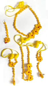 Unique Indian Crafts Paper Multicolor Jewellery Set Price in India ...