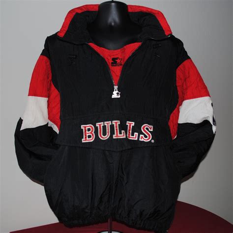 90's Chicago Bulls NBA Pullover Starter Jacket XL