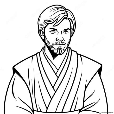 Young Obi Wan Kenobi Coloring Page (26505-20956)