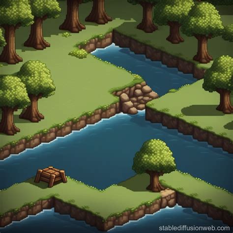 32x32 Pixel Art Game Map Tile | Stable Diffusion Online