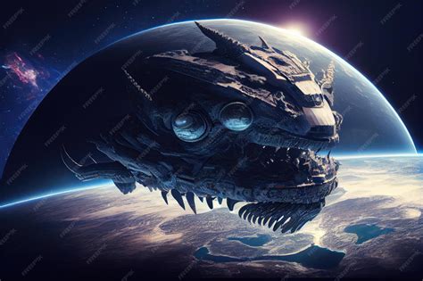 Alien Ship Front View 的图像结果