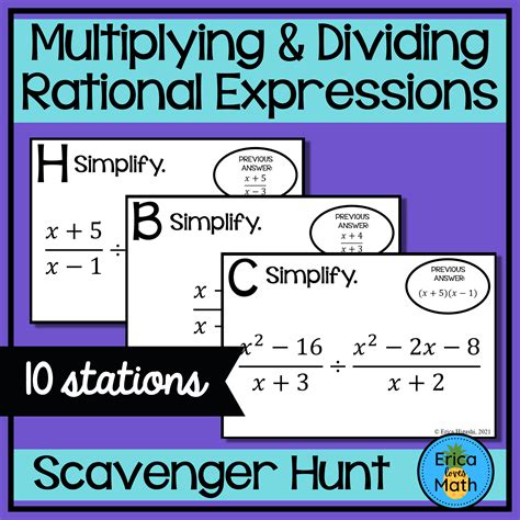 Dividing Rational Expressions Worksheets - Math Monks - Worksheets Library