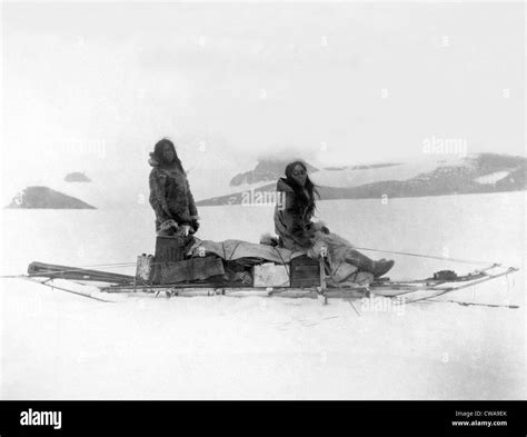 ROBERT E.PEARY-Mitglieder der Peary arktische Expedition zum Nordpol ...
