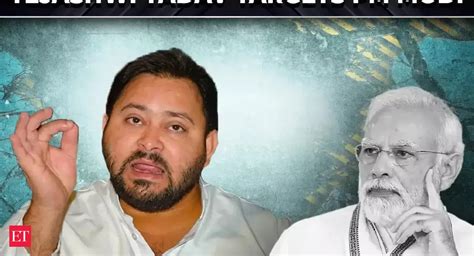 Tejashwi Yadav accuses BJP of deceiving Bihar's people, targets PM Modi ...