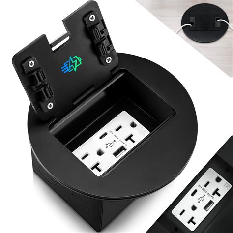 Recessed Floor Outlet On Hardwood