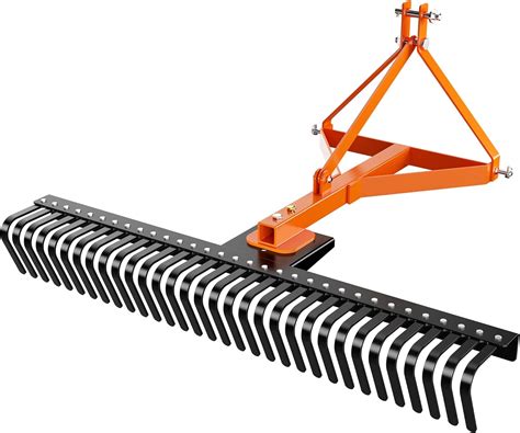 Amazon.com : GarveeLife 3 Point 60" Landscape Rake, Heavy Duty 5 FT ...