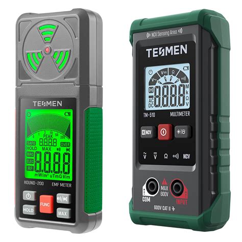 TESMEN TM-510 Digital Multimeter and Hound-200 EMF Detector User Manual