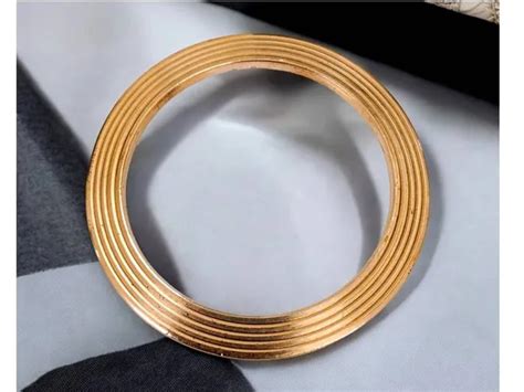 Rudra Rage PURE COPPER PUNJABI CHAKRI TYPE DESIGNER LINES KADA FOR MENS ...