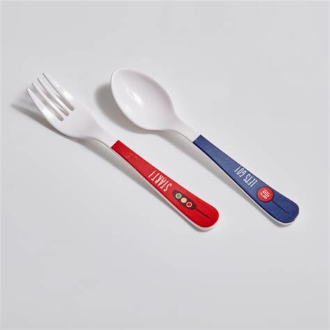 Buy Glee Kids Melamine Printed Spoon and Fork Set from Home Centre at ...