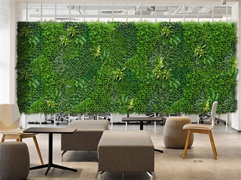 Enhance Office Aesthetics with Artificial Plant Walls | EdenVert