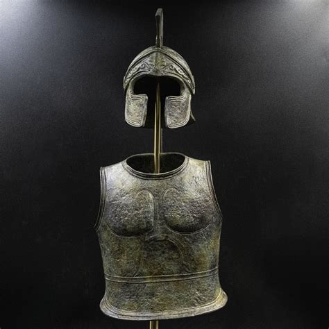 Spartan Warrior Bronze Armor Sculptured Panoply Ancient Greek - Etsy UK