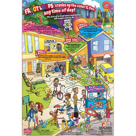 Kellogg's Froot Loops Breakfast Cereal, Fruit Flavored, Breakfast ...