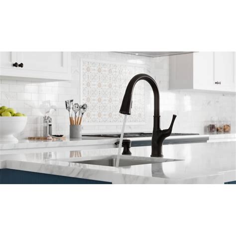 Pfister Alderwood Tuscan Bronze Single Handle Kitchen Faucet with ...