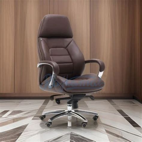 See related image detail. High Back Brown Revolving Office Executive Chair RC9590 at best price ...