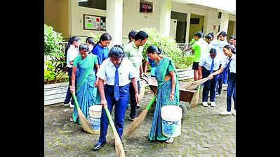 Cleanliness Drive: Students Join ‘swachhta Hi Seva Abhiyan’, To Clean ...