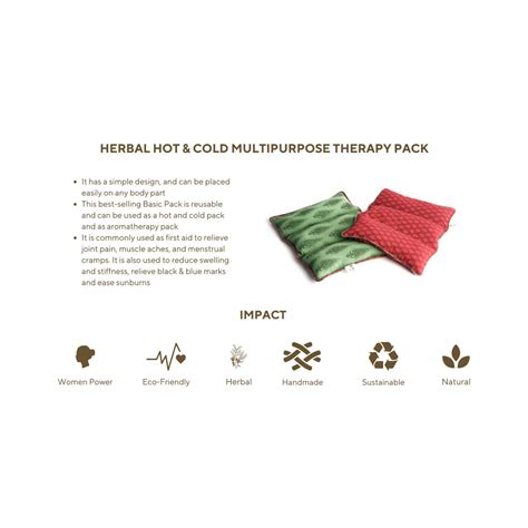 Buy AKSOBHA MULTIPURPOSE PAIN RELIEF HERBAL HOT & COLD THERAPY PACK ...
