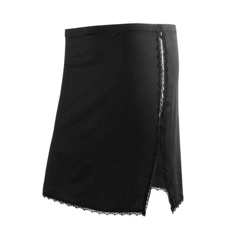 Short Slip Skirt Women's Half Slip Underskirt - Short Lace Trim Slip ...