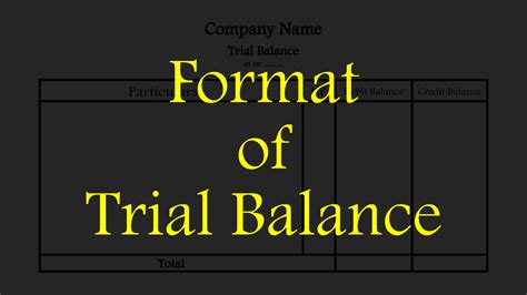 Trade Balance Sample Format 的图像结果