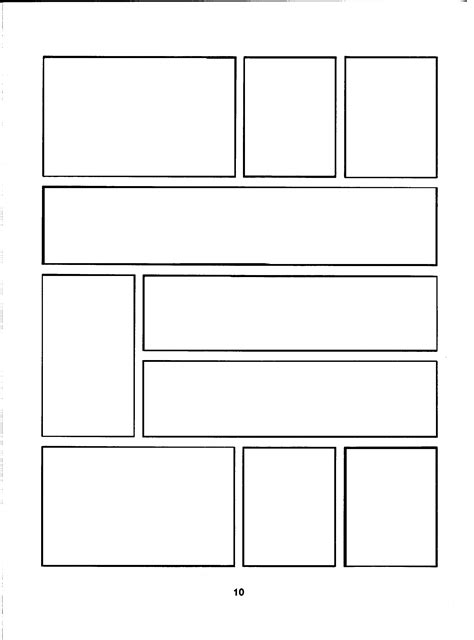 Manga Panels Template
