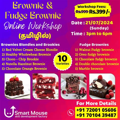Brownie and Fudgy Brownie Online Class | Brownie and Fudgy Brownie ...