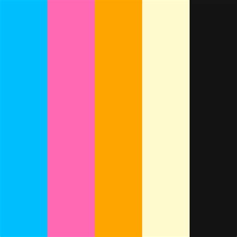 Summer Aesthetic Yellow Light Black Burgundy Color Palettes - ColorMagic