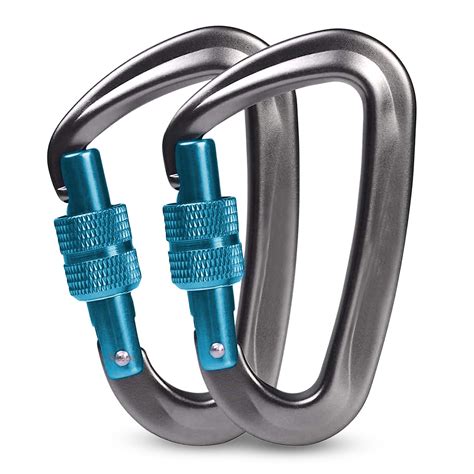 GOCART WITH G LOGO Aluminum D-Ring Locking Crabiner Clips Suit for Rock ...