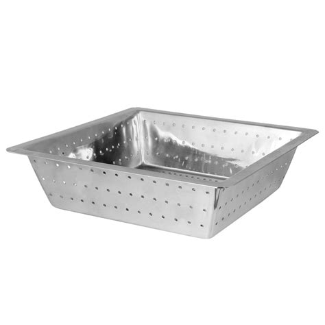 Stainless Steel Floor Sink Basket 10x10x3" for commercial kitchens ...