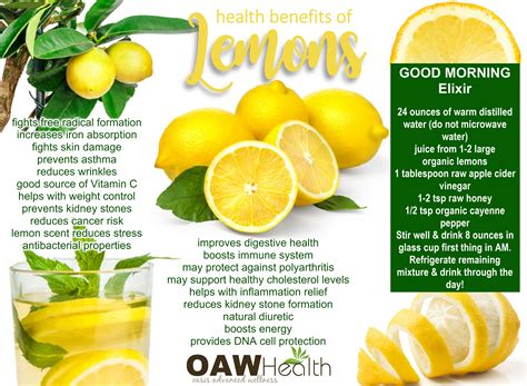 20 Health Benefits of Lemons - OAWHealth