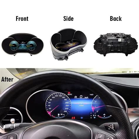 Car Craft Compatible With Mercedes Benz C Class W205 2015-2018 Glc W253 ...