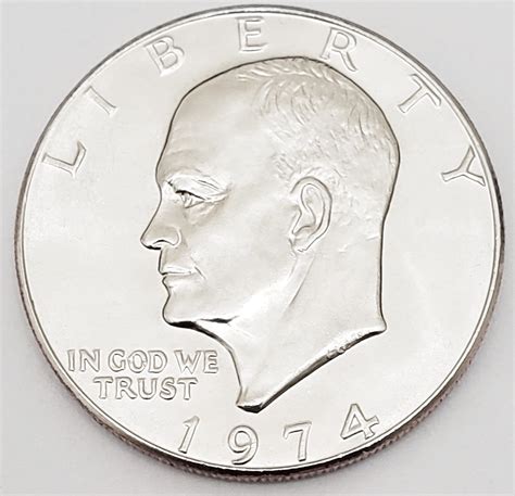 1974 P Dwight D. Eisenhower (IKE) Dollar Coin **FREE SHIPPING ...