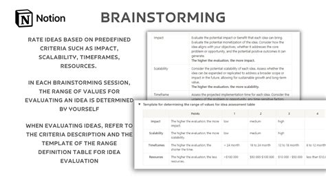 Notion Template | Notion Dashboard | Brainstorming | Brainstorm ...