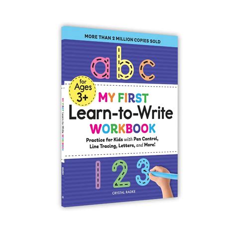 My First Learn-To-Write Workbook: Practice For Kids With Pen Control ...