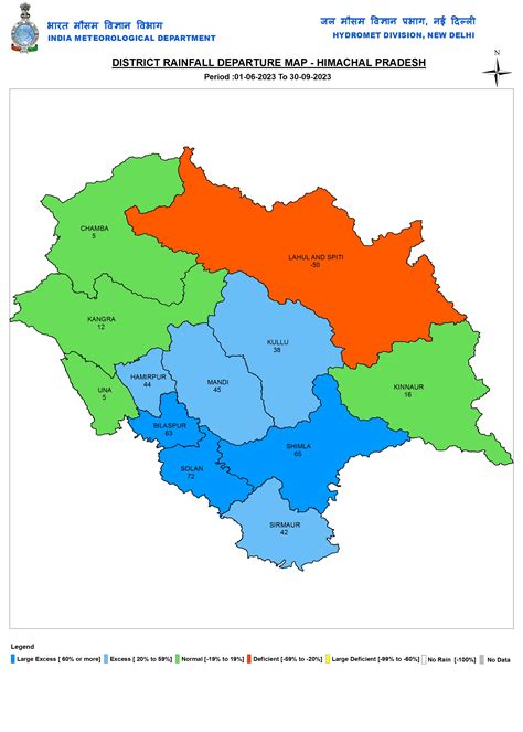 SW Monsoon 2023: District wise rainfall in India – SANDRP