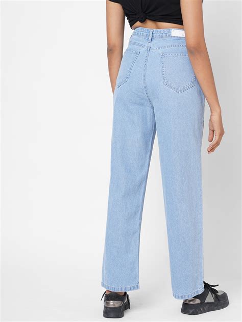 Buy Women High-Rise Loose Straight Jeans | Kraus Jeans
