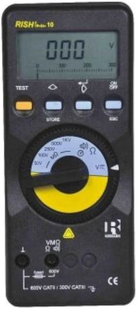 RISHABH Digital Insulation Tester, INSU-10 (Multicolour), Battery ...