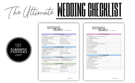 Free Printable Wedding Reception Checklist 的图像结果