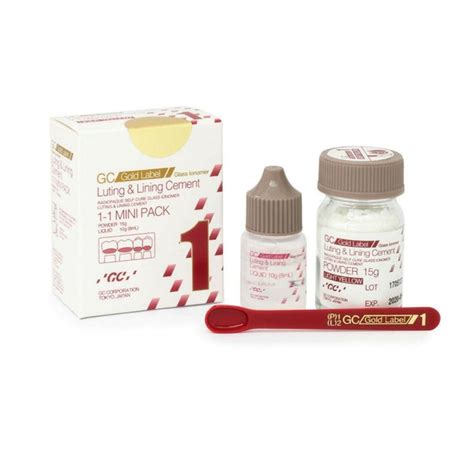 GC Gold Label Glass ionomer Luting & Lining Type 1
