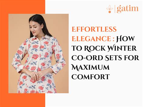 Effortless Elegance:How to Rock Winter Co-Ord Sets for Maximum Comfort
