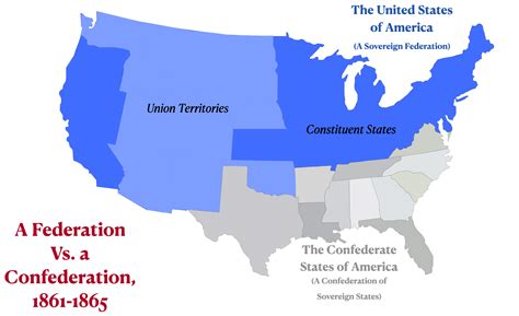 US Civil War Federation Confederation map - GeoCurrents
