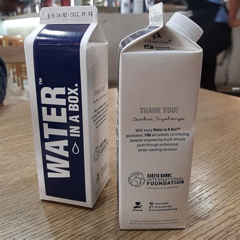 Water from Water in a box - Vegan Product Reviews & Ratings | abillion