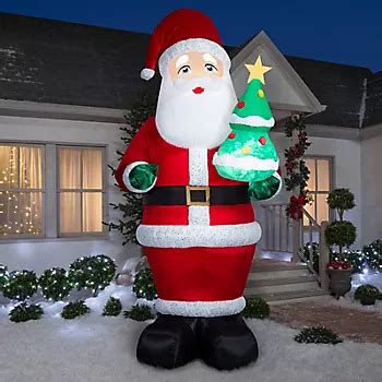 Gemmy 10' Airblown Inflatable Lighted Santa | BJ's Wholesale Club