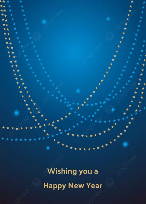 Happy New Year Greetings Card Blue Background Wallpaper Image For Free ...