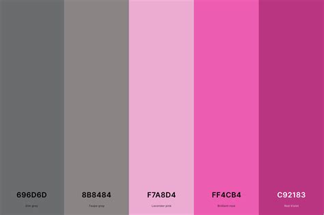 25+ Best Pink Color Palettes with Names and Hex Codes – CreativeBooster ...