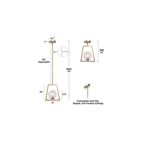 Optimant Lighting Pendant Light Fixture, 1-Light | Ubuy India