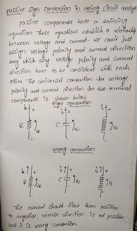 [Solved] How to actually understand passive sign convention in doing ...