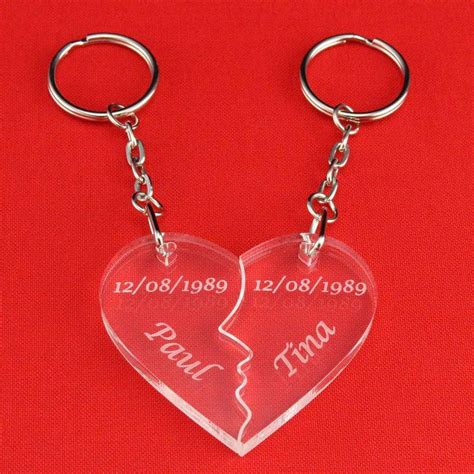 Split Heart Acrylic Keychain – handmadelovebytanya